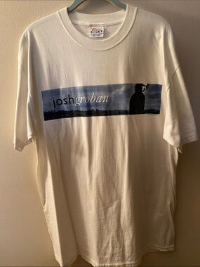 White Graphic Josh Groban Men's/unisex T-Shirt